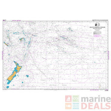 NZ 14061 South Pacific Ocean Western Portion Chart