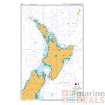 NZ 23 New Zealand North Island Chart