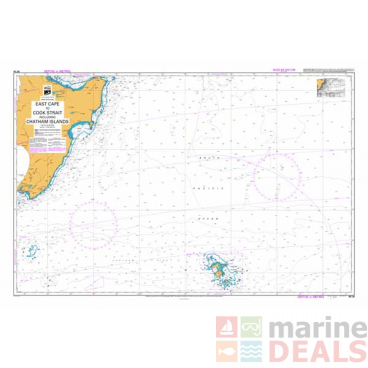 NZ 26 East Cape to Cook Strait including Chatham Islands Chart