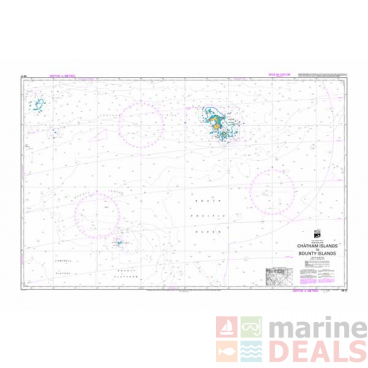 NZ 27 Chatham Islands to Bounty Islands Chart