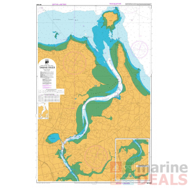 NZ 5325 Tamaki River Chart