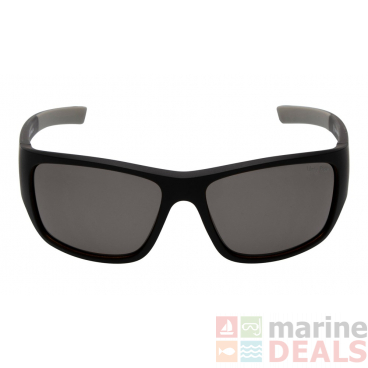 Ugly Fish P1996 Polarised Sunglasses Matte Black Frame Smoke Lens