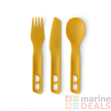 Sea to Summit Passage Cutlery Set 3-Piece Arrowwood Yellow