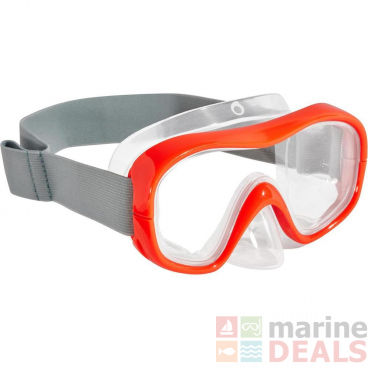 Subea FRD 100 Kids and Adult Freediving Mask Fluo Blood Orange XS