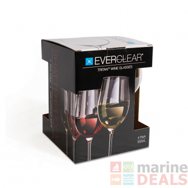 Everclear Tritan Wine Glass 355ml Qty 4