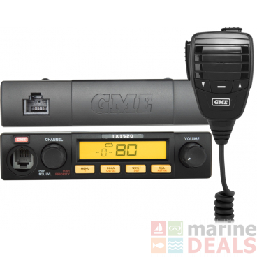 GME TX3520S Remote Head UHF CB Radio 5W with Scansuite