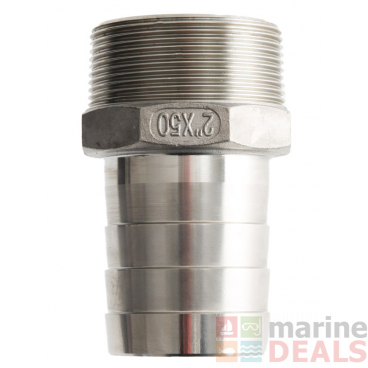 V-Quipment Male Stainless Steel Hose Connector 50mm