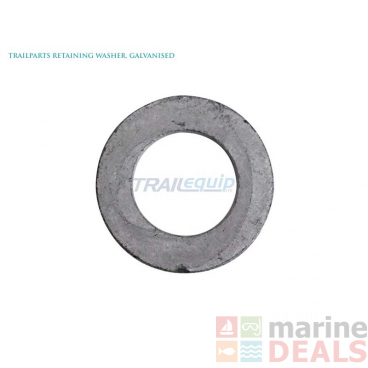 Trailparts Wobble Roller Galvanised Retaining Washer 25mm ID