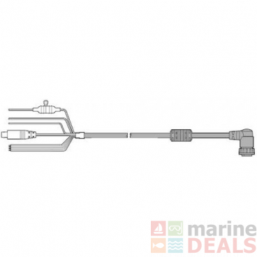 Raymarine R70029 Angled Cable Power/Data/Video