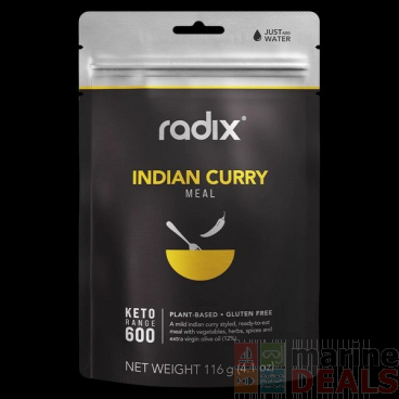 Radix Keto Plant-Based Meal V9 Indian Curry 600kcal 116g