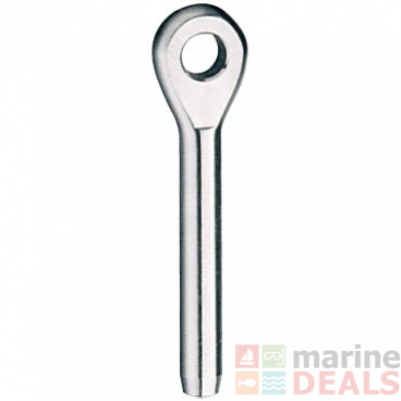 Ronstan RF1501M2.503 Swage Eye suits 2.5mm and 3/32inch Wire x 4.8mm (3/16inch) Hole