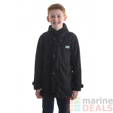 Ridgeline Cub Fleece Kids Jacket Black Size 10
