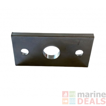 Chrome Plated Brass Flat Rowlock Plate 10mm