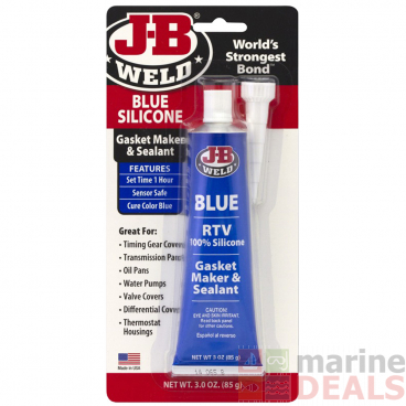 J-B Weld Blue RTV Silicone Gasket Maker and Sealant 85g