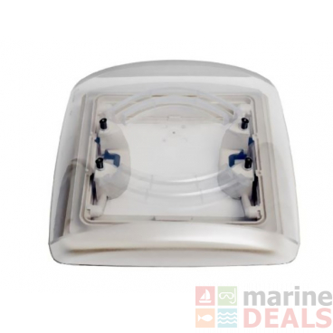 MPK 4-Way Roof Vent 280x280mm Clear Dome
