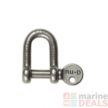 Nu-D Stainless Steel D-Shackle 8mm
