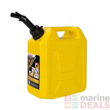 Seaflo Auto Shut-Off Diesel Tank 10L Yellow