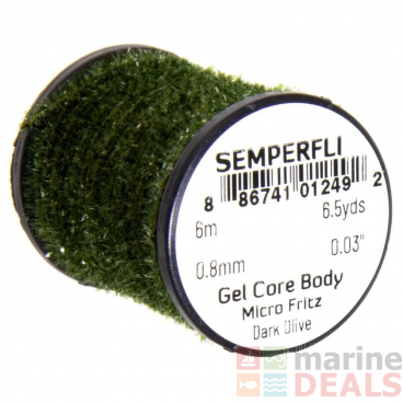 Semperfli Gel Core Body Micro Fritz Chenille Dark Olive