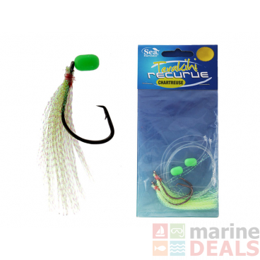 Sea Harvester Tarakihi Recurve Flasher Rig 4/0 Chartreuse