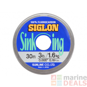Sunline Siglon Sinking Fluorocarbon Leader Trace 3lb x 30m