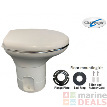 Challenger Stainless Gravity Flush Toilet