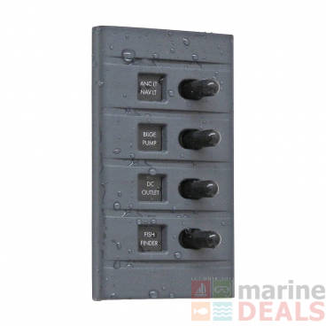 Connex 4 Way Backlit Marine Switch Panel