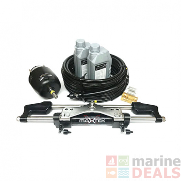 maXtek Hydraulic Outboard Steering System 350HP Kit