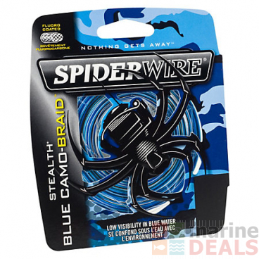 Spiderwire Stealth Blue Camo Braid 300m 50lb