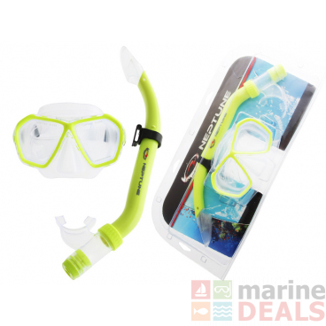 Neptune Escape Mask and Snorkel Combo PVC Yellow