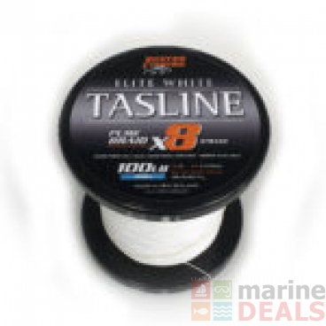 Tasline Elite White Braid 100lb 2000m Spool