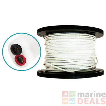BEP Marine Twin Core Sheathed Cable 6mm 0.6/1kV White - Per Metre