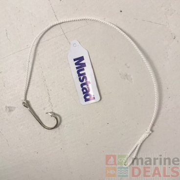 Mustad 13/0 Hook with Twine Snood Qty 1