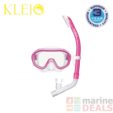 TUSA Sport Kleio Mini Fit Youth Dive Mask and Snorkel Set Pink