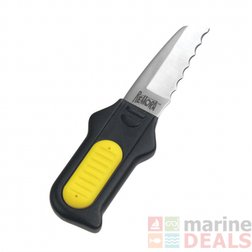 Underwater Kinetics Remora Hydralloy Blunt Tip Dive Knife Yellow