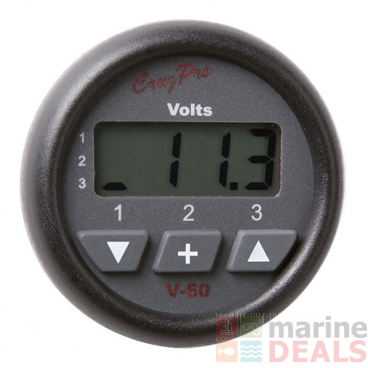 CruzPro V-60 3 Bank Voltmeter