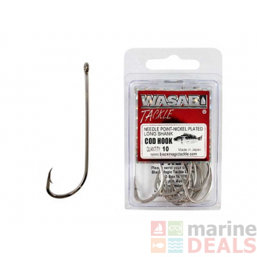 Wasabi Tackle Cod Hooks Medium Pack 7/0