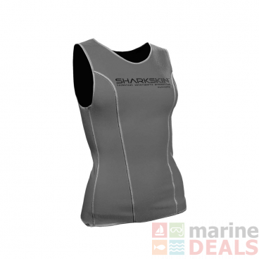 Sharkskin Chillproof Essentials Womens Dive Vest Silver