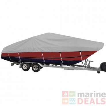 Oceansouth XL Bowrider Boat Cover Outboard Grey