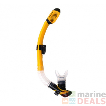 Aropec Dry Snorkel with Alert Whistle Yellow