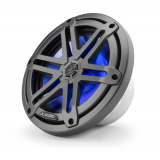JL Audio M3-770X-S-Gm-i 7.7in Marine Coaxial Speakers with RGB LED Lighting Gunmetal Sport Grilles