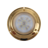 Brass 20 LED Dome Light Cool White 1.7w 21lm