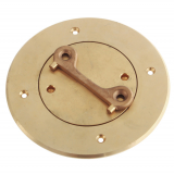 Perko Bronze Deck Plate with Key 4in I.D.