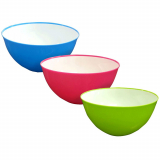 Plastic Salad Bowl 3.8L - Assorted Colours