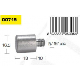 Tecnoseal Zinc Pencil Anode for Volvo Cooler 13mm