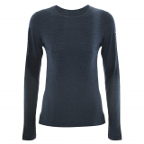 Icebreaker Womens Merino Oasis Long Sleeve Crewe Shirt Grey XL