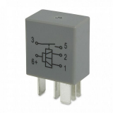Hella Marine 12V 5 Pin On/Off Latching Micro Relay 20A