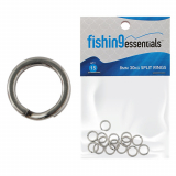 Fishing Essentials Split Ring 8mm 30kg Qty 15