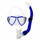Mirage Turtle Junior Dive Mask and Snorkel Set Blue