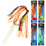 Black Magic Snapper Snack Skirted Flasher Rig 5/0 to 7/0