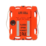 Life Cell Crewman Commercial Safety Storage Box / 4 Person Buoyancy Aid Orange